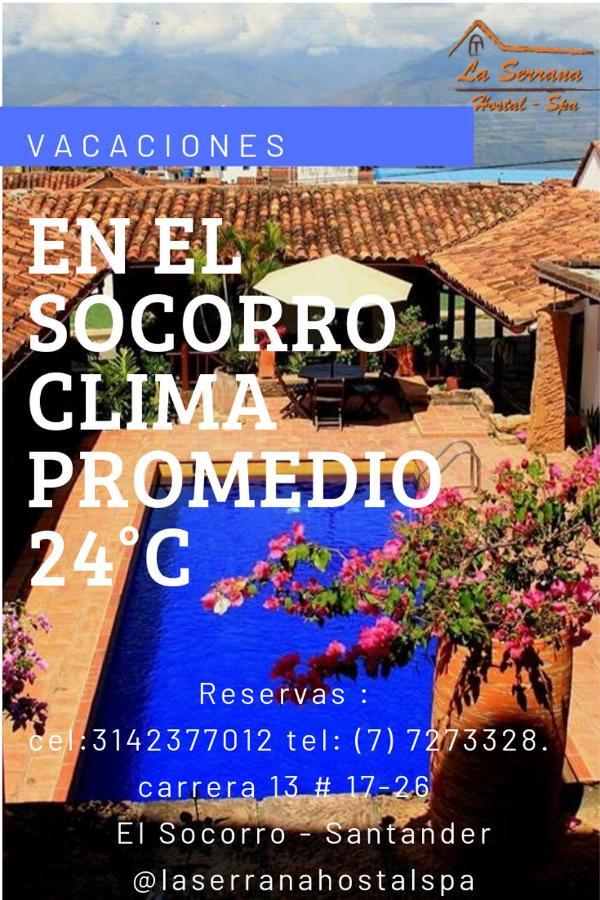 La Serrana Hostal Spa El El Socorro Exterior foto
